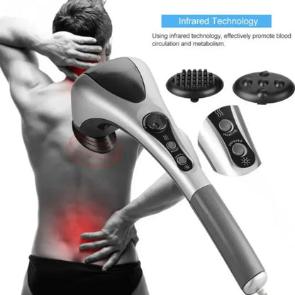 Double Head Full Body Massager | Deep Tissue Electric Handheld Massage Hammer