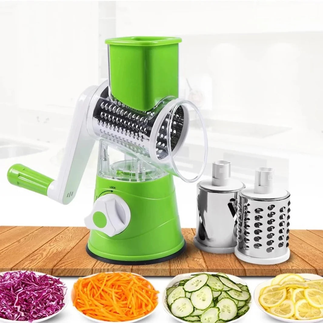 Manual 3‑in‑1 Round Slicer