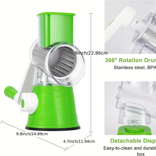 Manual 3‑in‑1 Round Slicer
