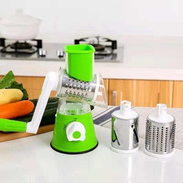 3-in-1 Manual Vegetable Slicer & Grater