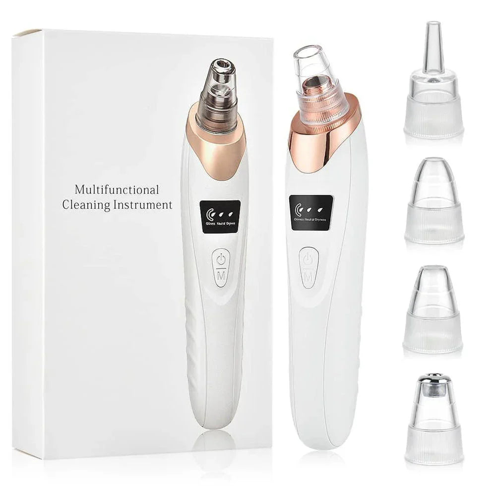 5-in-1 Blackhead Remover Machine | Rechargeable Face Vacuum