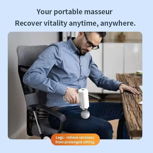 4-in-1 Rechargeable Massage Gun | Deep Tissue Massager
