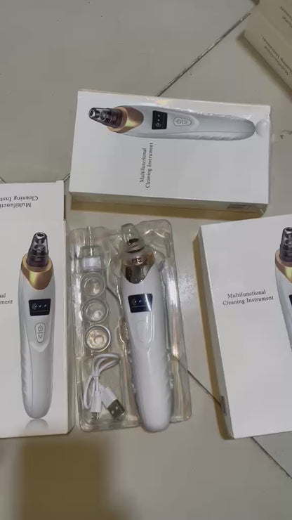 5-in-1 Blackhead Remover Machine | Rechargeable Face Vacuum