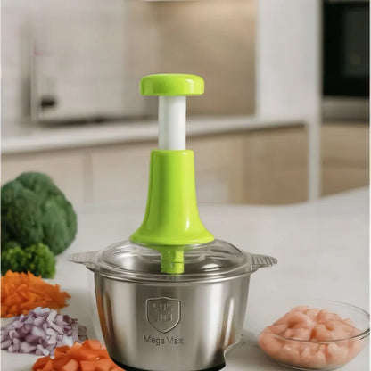 Manual Hand Push Food Chopper