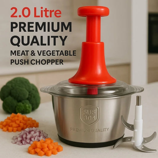 Manual Hand Push Food Chopper