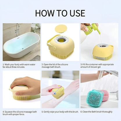 Soft Silicone Bath Brush