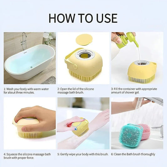 Soft Silicone Bath Brush